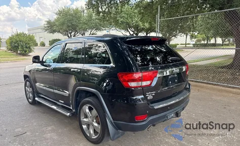 2013 Jeep Grand Cherokee Overland из США, поврежденный, VIN 1C4RJFCT4DC615166